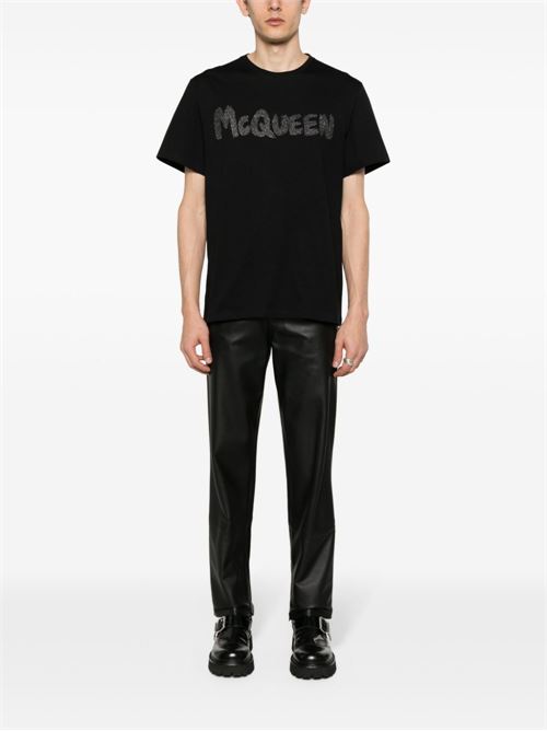 T-shirt with logo ALEXANDER MCQUEEN | 794673QTABT0570